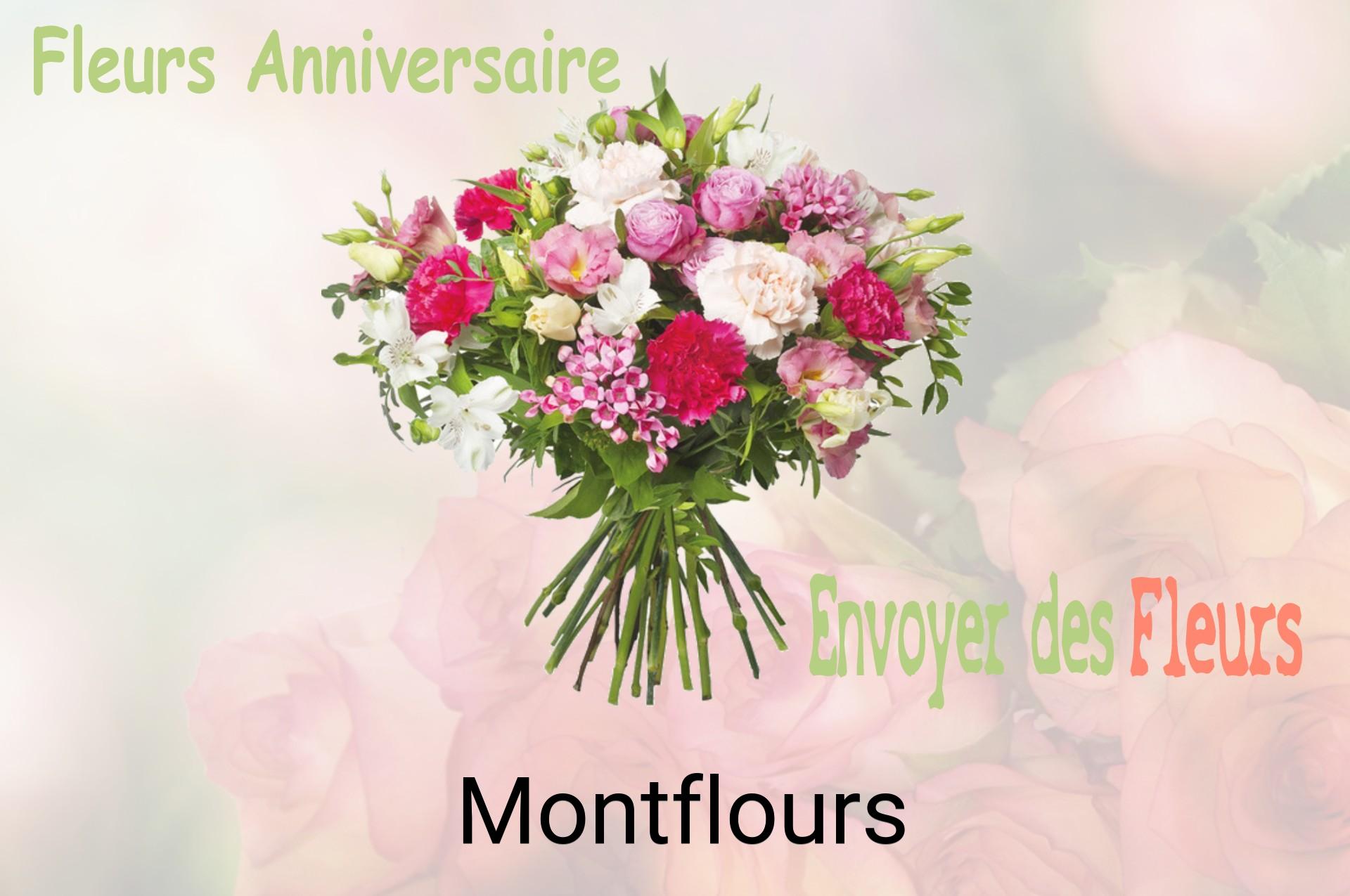 Bouquet de fleurs d’anniversaire livré à Montflours